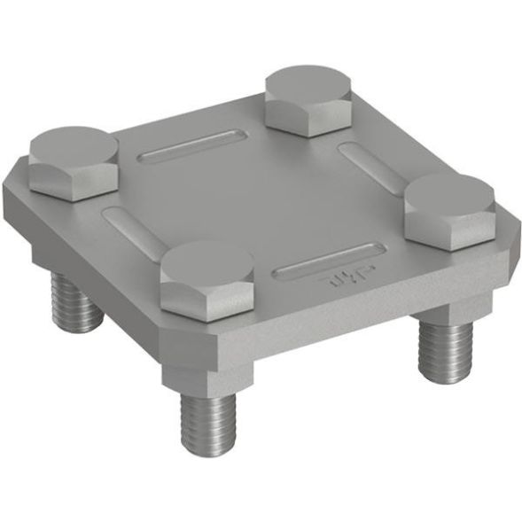 Pröpster 1323 St/tZN flat/flat fl. 30mm 2-part cross connector