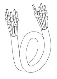ABB Striebel &amp;amp; John 2CPX054395R9999 ZL701 7x1,525qmm control cable