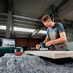 Metabo 600129000 eccentric grinder SXE450 Turbo Tec, 350W, supports, 150mm