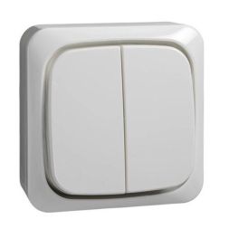 ELSO 561504 16A NOVIA/RENOVATION pure white surface-mounted series switch