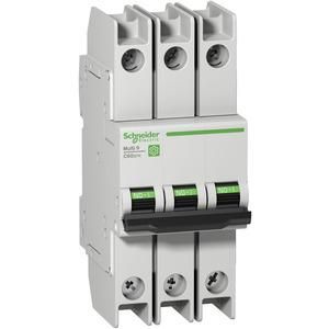 Schneider Electric M9F52306 M9 C60BPR 3P 6A C UL489 miniature circuit breaker