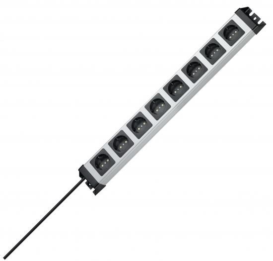 Kopp 226920014 POWERversal 8-way 250V 16A 3600W IP20 power strip