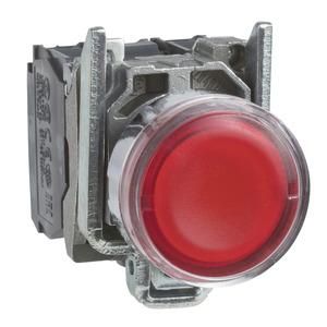 Schneider Electric XB4BW34B5 24V AC/DC red illuminated push button