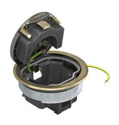 OBO Bettermann GESRMS2 with protective frame antique brass device insert, 7405663