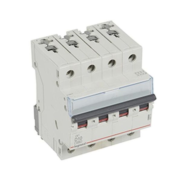 Legrand 403770 Circuit breaker TX3 D10A 4P 6KA 4M