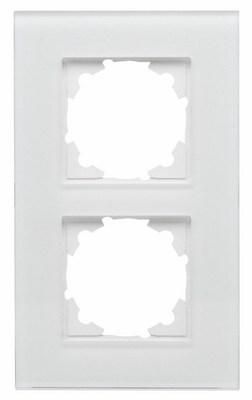 Kopp 405402001 2-way HK07 pure white glass cover frame