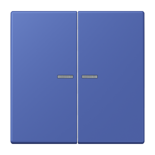 Jung LC995KO5206 rocker switch 2-way with light guide, LS series, bleu outremer 31 ( LC32020 )