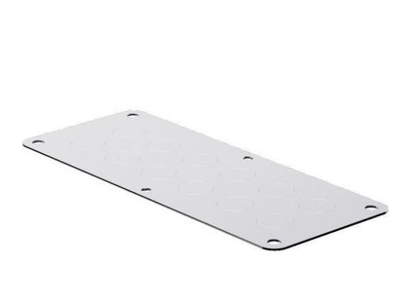 RITTAL 1581200 metric knockout M20 metal flange plate