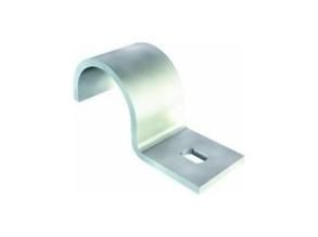 OBO Bettermann 822 6mm single-lobe galvanized fastening clamp, 1014005