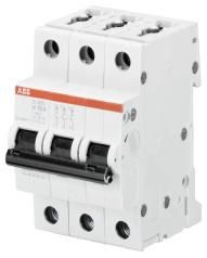ABB Stotz-Kontakt S203-K6, circuit breaker K-Char., 6 kA, 6 A, 3P, 2CDS253001R0377