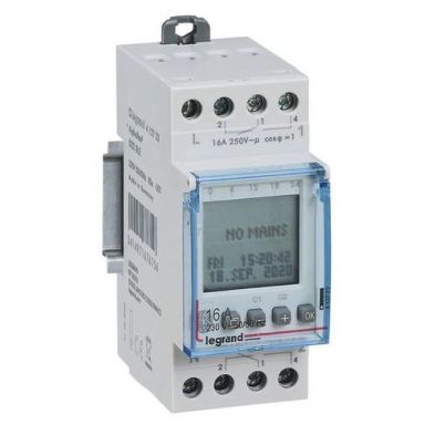 Legrand 412722 AlphaRex³ D22 BLE 230VAC 2 channel timer
