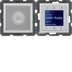 Berker 29801404 LSP DAB+ Bx alu matt Radio Touch