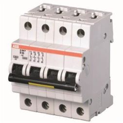 ABB Stotz-Kontakt S204P-Z4, circuit breaker Z-Char., 25 kA, 4 A, 4P, 2CDS284001R0338