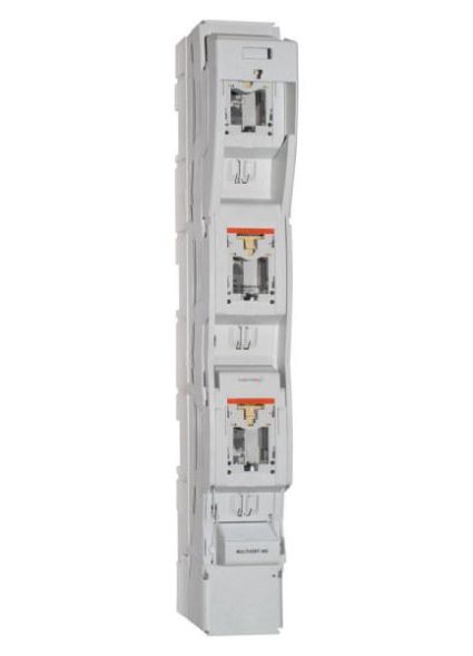 GSAB 99.00.0266 Gr.2 1x3-pole switchable 400A V-connection NH fuse switch strip