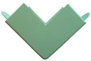 PROTEC.class 05100529 Cable duct outside corner PLFAE 6060 60x60 cream white