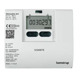LINGG&amp;amp;JANKE 84708SEC KNX heat meter KAMSTRUP Multical | DN20, thread, 2.5 m³/h | 190 mm