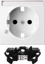 MERTEN MEG2333-0319 Central plate polar white glossy