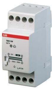 ABB Stotz-Kontakt TS 8/12SW, bell transformer 230V 8VA,12V,ON/OFF switch, 2CSM081402R0811