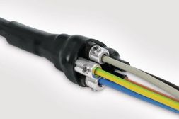 HellermannTyton 380-04018 LVK-C-4x25-150 PO-X BK with connector heat shrink connection kit
