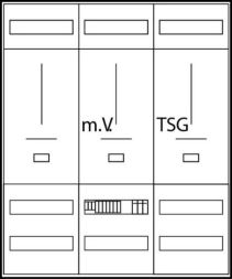 ABN 3Z SV measuring cabinet or APZ transformer measuring cabinet (WMS3678N)