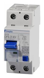 Doepke DFS2 063-2/0.10-A KV residual current device two-pole 63A 0.10A Type A KV, 09145609