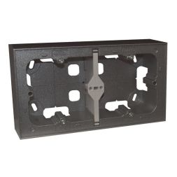 EFAPEL LOGUS 90 SERIES DOUBLE SURFACE MOUNT BOX GRAY