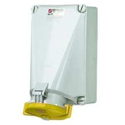 Mennekes 137 wall socket 125A 4-pole 4h 110V IP67