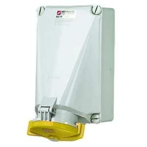Mennekes 137 wall socket 125A 4-pole 4h 110V IP67