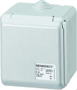 Mennekes 4105 16A5P 6H400V CEPEX IP44 CEE wall socket