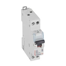 Legrand 407470 Circuit breaker DX3 B3A 1P+N 6KA 1M
