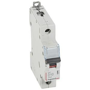 Legrand 409806 Circuit breaker DX3 D10A 1P 25KA 1M