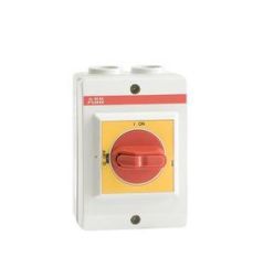 ABB Stotz-Kontakt OTP16KA3M, safety switch 3-pole 7.5 kW 400V with red-yellow handle, 1SCA022399R6590
