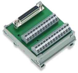 Wago 289-556 Sub-Min-D socket strip 15-pin transfer module