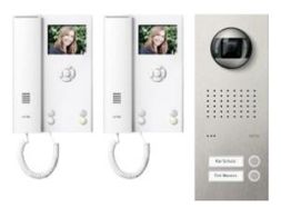 Ritto RGE1819425 Acero pur video set 2 WE, stainless steel/white