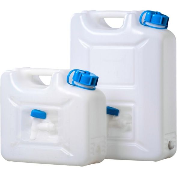 HÜnersdorff 816500 water canister PROFI 12L with tap, HD-PE natural