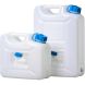 HÜnersdorff 816500 water canister PROFI 12L with tap, HD-PE natural