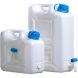 HÜnersdorff 816500 water canister PROFI 12L with tap, HD-PE natural