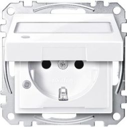 MERTEN MEG2313-0325 SCHUKO socket active white glossy