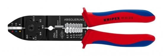 Knipex 97 21 215 brown. plastic. 215mm Crimping pliers