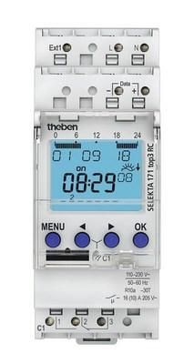 Theben 1710330 SELEKTA 171 top3 RC1 channel DCF/DPS Astro digital timer