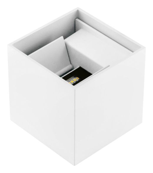 EVN L54060102 IP54 2x3.1W 3000K 2x190lm 2-flmg. white LED wall light