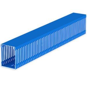 Unex 778060-06 blue RAL5012 80x60 U23X wiring duct