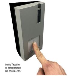 Comelit Group Germany 4792E Quadra black tilting housing