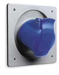 ABB Stotz-Kontakt 316RAU9, panel socket, 16 A, IP44 9h, 3P+E, 200-250 V, 50+60Hz, blue, 2CMA193228R1000