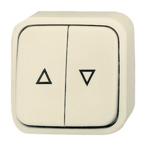 Busch-Jaeger 2601/4 AP blind switch/button, 1-pole, rocker switch white