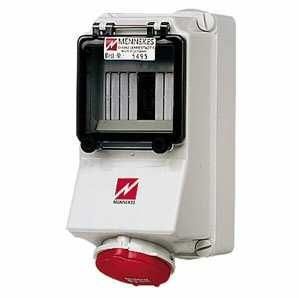 Mennekes 5495 wall socket 16A 5-pin 6h 400V IP44