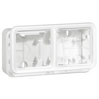 Legrand 070742 Housing FRAP Artic Housing 2f horiz., (white)