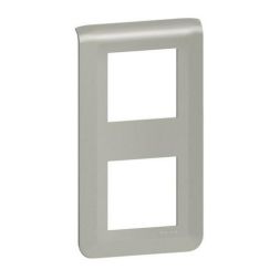 Legrand 079322L Mosaic 2x2-mod.vertical alu frame