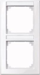 MERTEN 470225 Frame 2-way vertical active white glossy