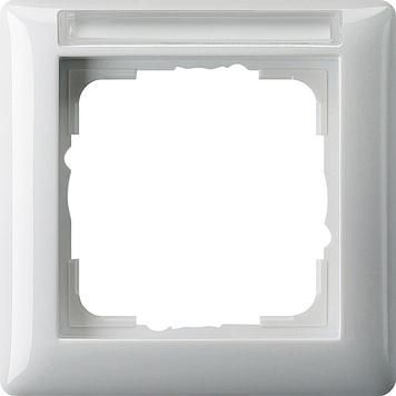 Gira 109103 1-gang cover frame BSF Standard 55 pure white